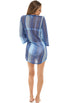 V-NECK BELL SLEEVE TUNIC - CUR